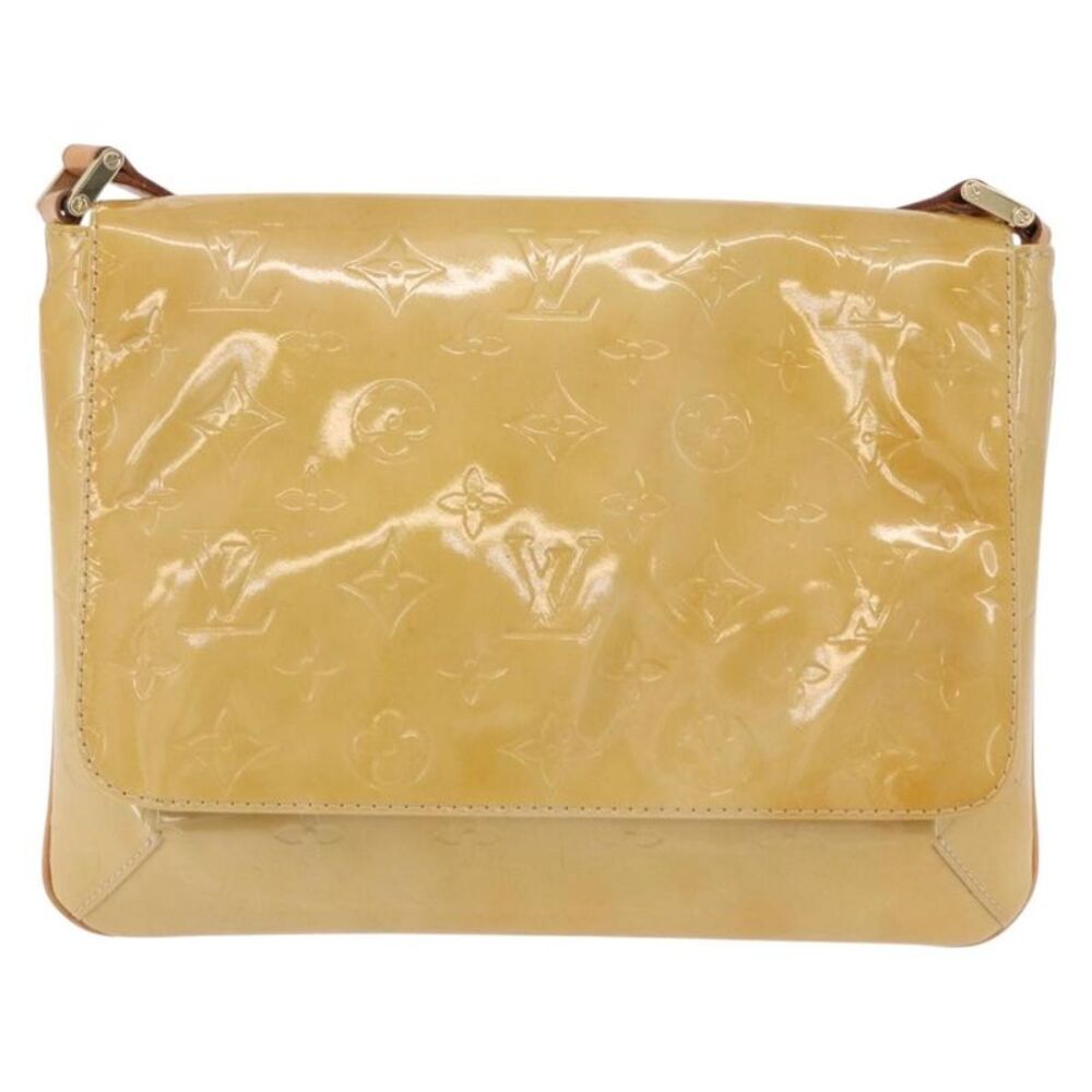 Louis Vuitton Thompson Street Monogram Vernis Yellow Patent_Leather Handbag